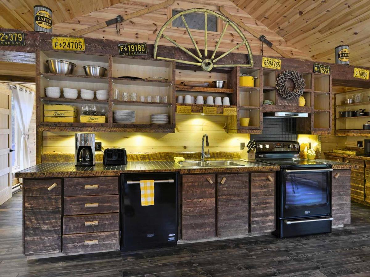 Woody - Chalets De Moh La Malbaie Ngoại thất bức ảnh